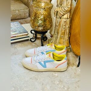 VANS Lowland CC Serio Collection Blue White Unisex Sneakers Shoes M 8.5 W 10